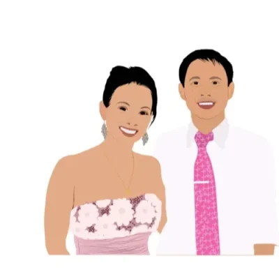 Wedding Photo Illustration